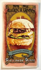 2024 Topps Allen & Ginter Ballpark Bites Mini Cheeseburger #BB-7 card
