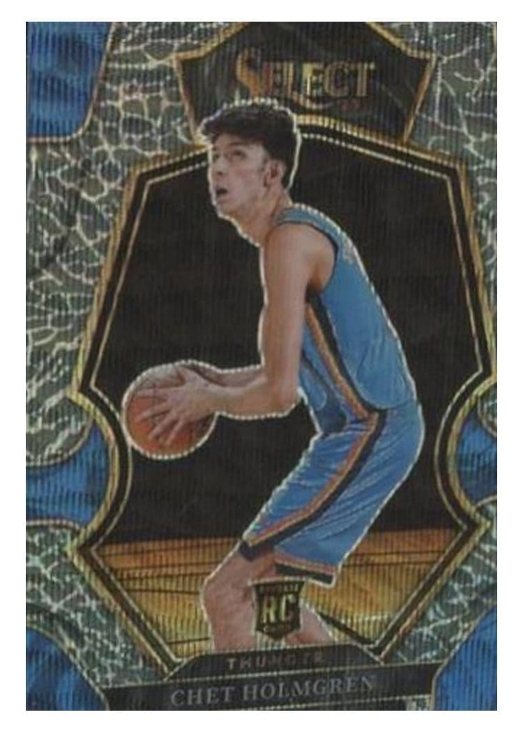 2022-23 Panini Select Base Set Chet Holmgren #196 card