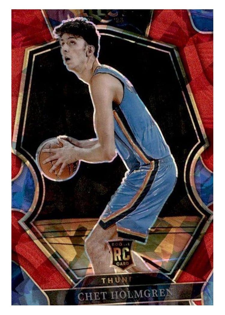 2022-23 Panini Select Base Set Chet Holmgren #196 card