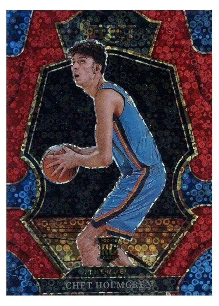 2022-23 Panini Select Base Set Chet Holmgren #196 card