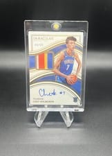2022 Panini Immaculate Chet Holmgren Rookie Patch Autograph #123 card