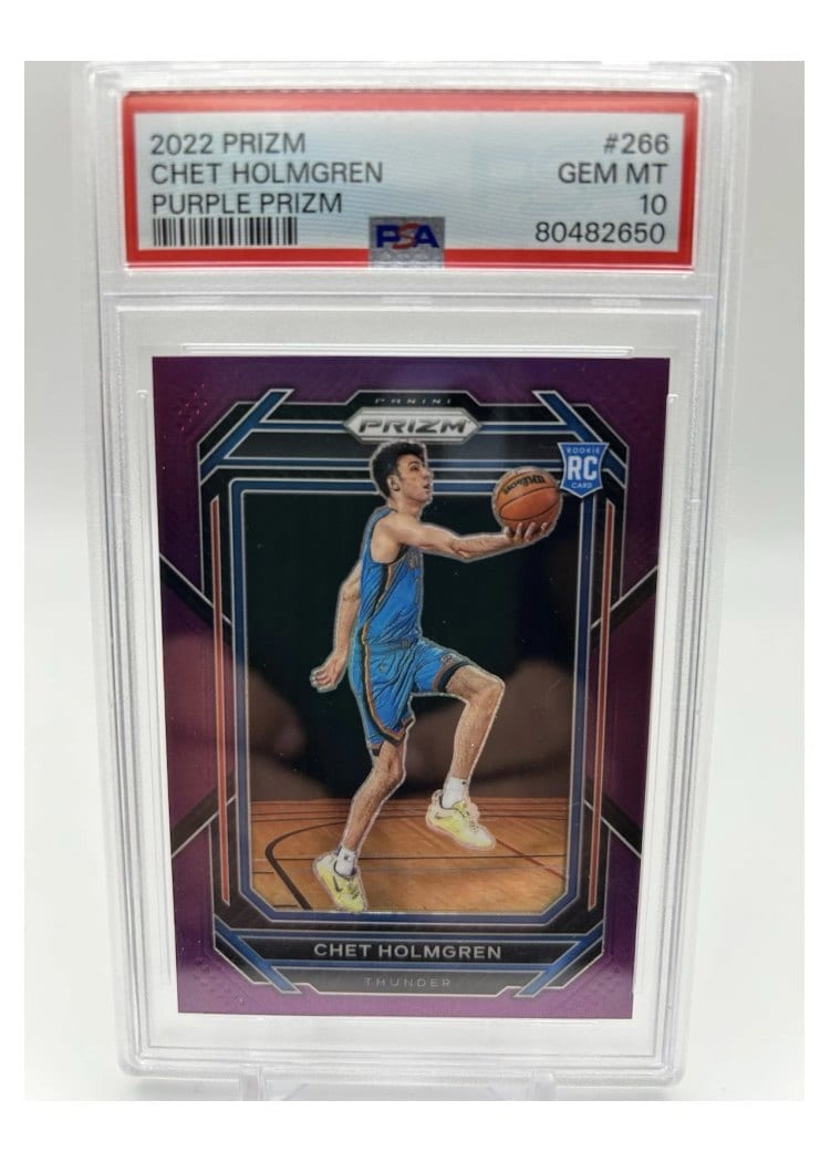 2022 Panini Prizm Chet Holmgren #266 card