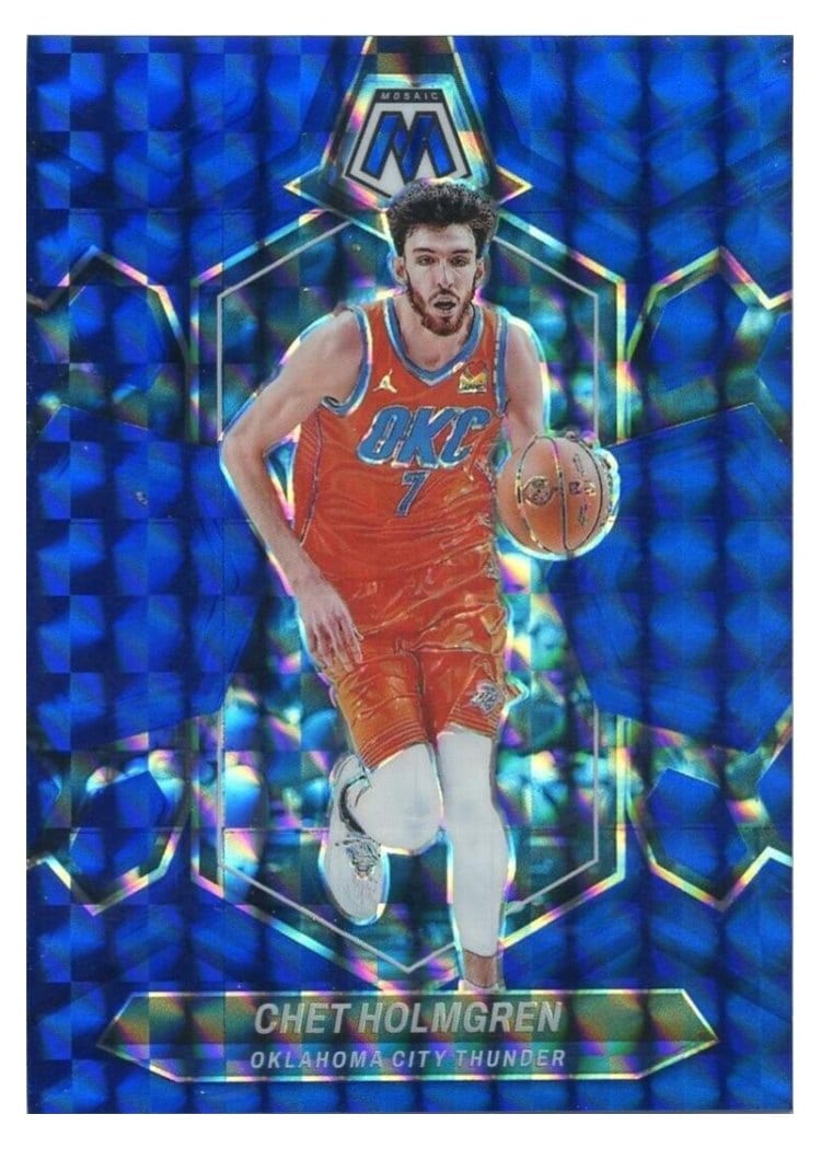 2023-24 Panini Mosaic Base Set Chet Holmgren #30 card