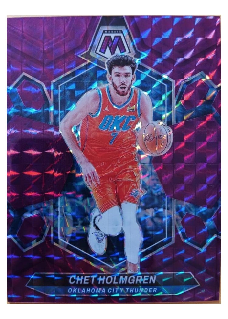 2023-24 Panini Mosaic Base Set Chet Holmgren #30 card