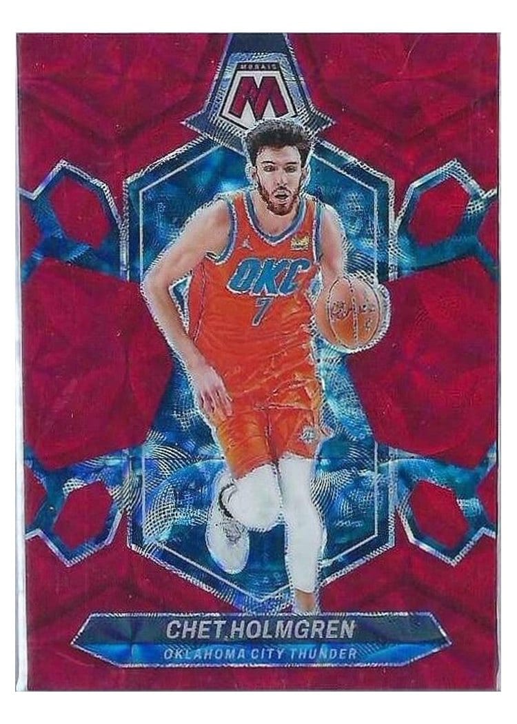 2023-24 Panini Mosaic Base Set Chet Holmgren #30 card