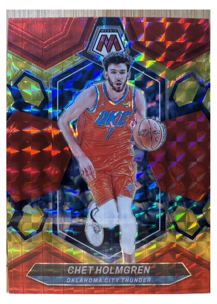 2023-24 Panini Mosaic Base Set Chet Holmgren #30 card