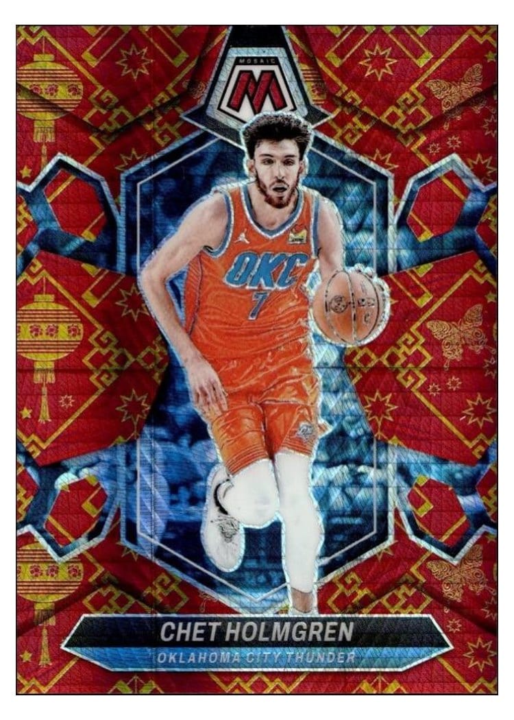 2023-24 Panini Mosaic Base Set Chet Holmgren #30 card