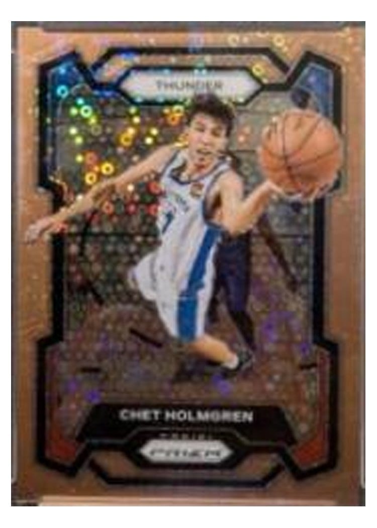 2023-24 Panini Prizm Base Set Chet Holmgren #115 card