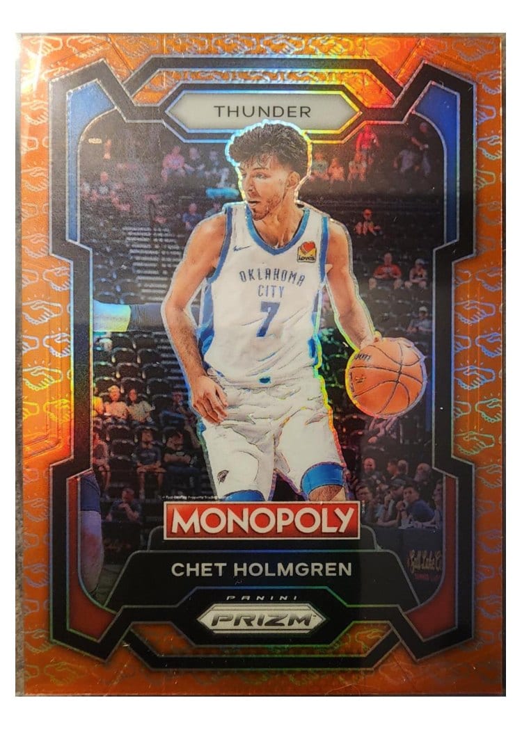 2023-24 Panini Prizm Monopoly Base Set Chet Holmgren #62 card