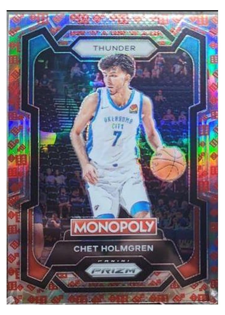 2023-24 Panini Prizm Monopoly Base Set Chet Holmgren #62 card
