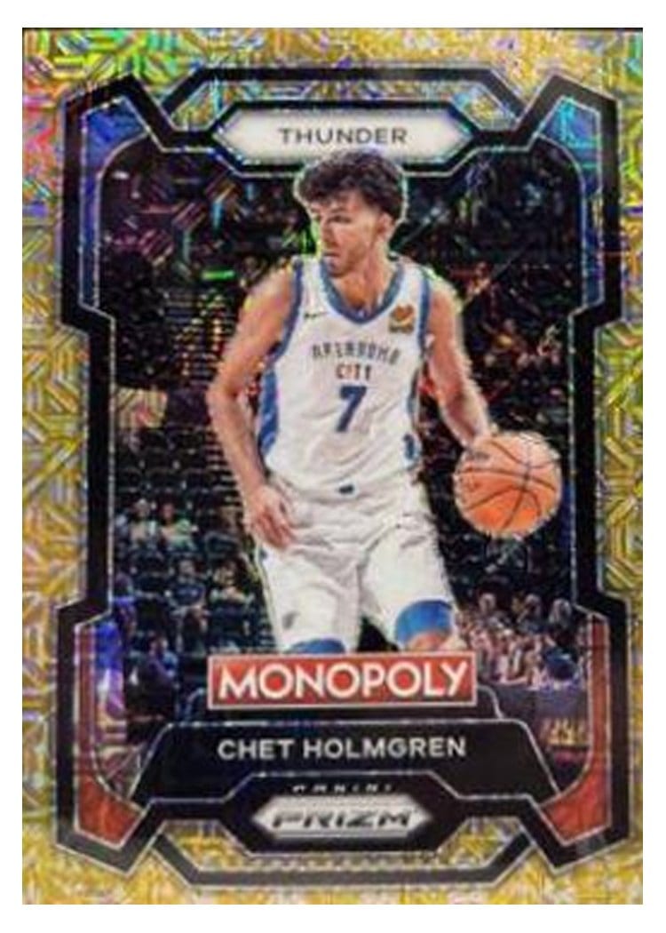 2023-24 Panini Prizm Monopoly Base Set Chet Holmgren #62 card