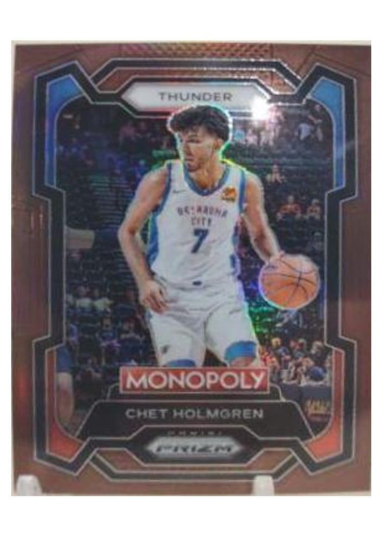 2023-24 Panini Prizm Monopoly Base Set Chet Holmgren #62 card