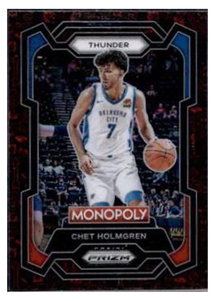 2023-24 Panini Prizm Monopoly Base Set Chet Holmgren #62 card