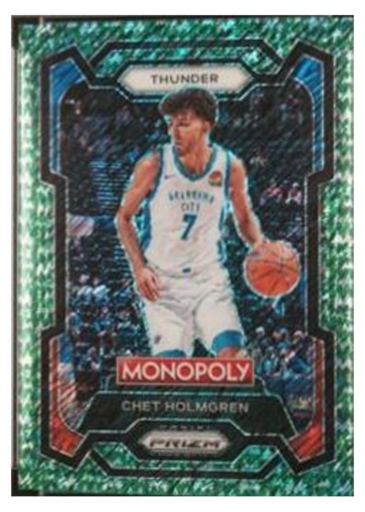 2023-24 Panini Prizm Monopoly Base Set Chet Holmgren #62 card