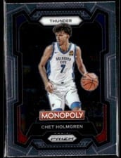 2023-24 Panini Prizm Monopoly Base Set Chet Holmgren #62 card