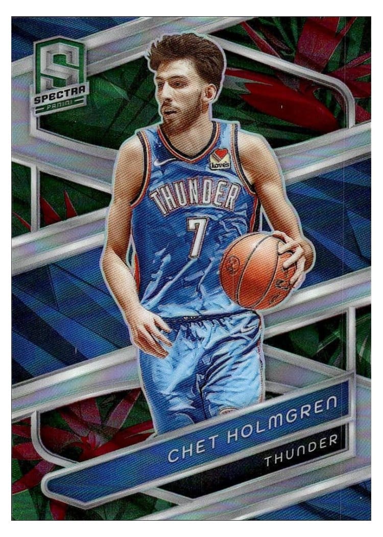 2023-24 Panini Spectra Base Set Chet Holmgren Psychedelic #105 card
