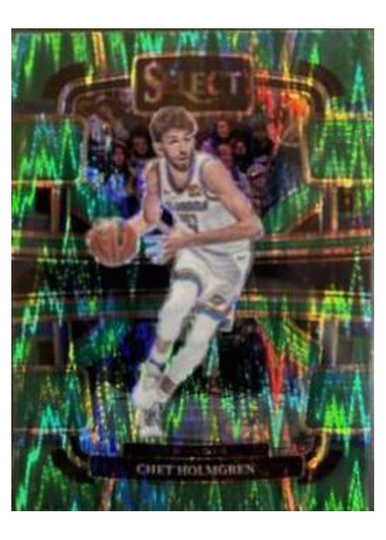 2023 Panini Select Chet Holmgren Green Prizm #41 card