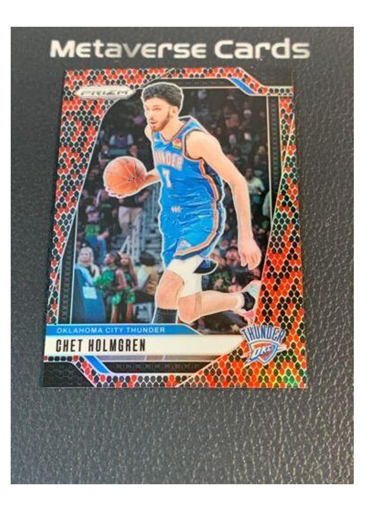 2024-25 Panini Prizm Base Set Chet Holmgren #17 card