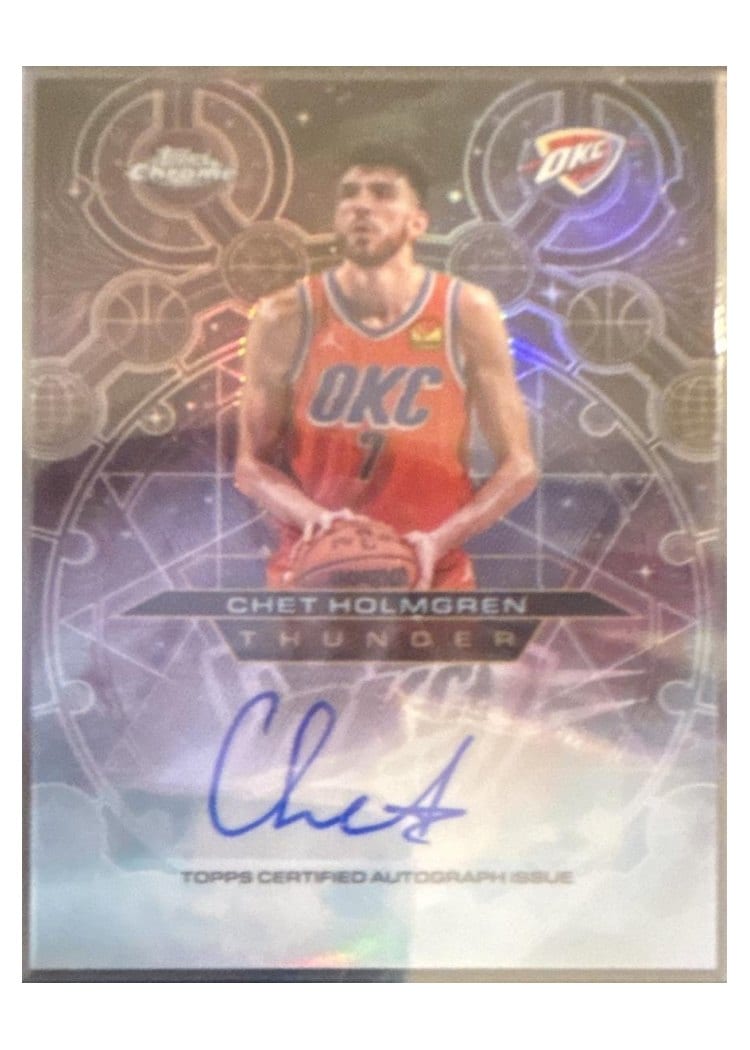 2024-25 Topps Chrome Chromographs Chet Holmgren #C-CH card