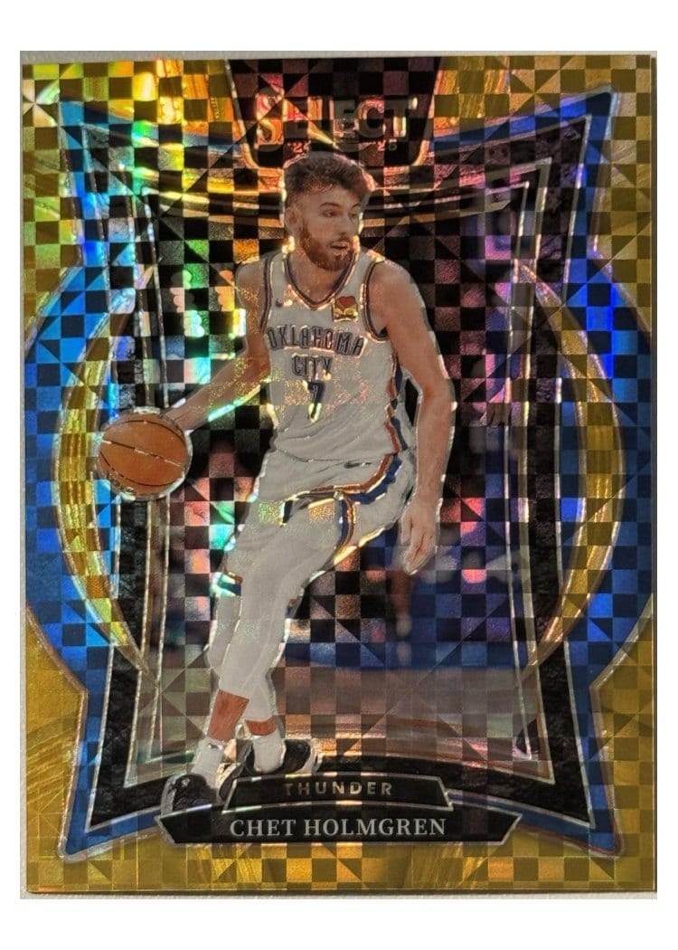 2024 Panini Select Chet Holmgren Gold Prizm #1 card