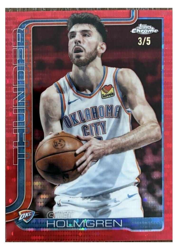 2025 Topps Chrome Chet Holmgren #134 card