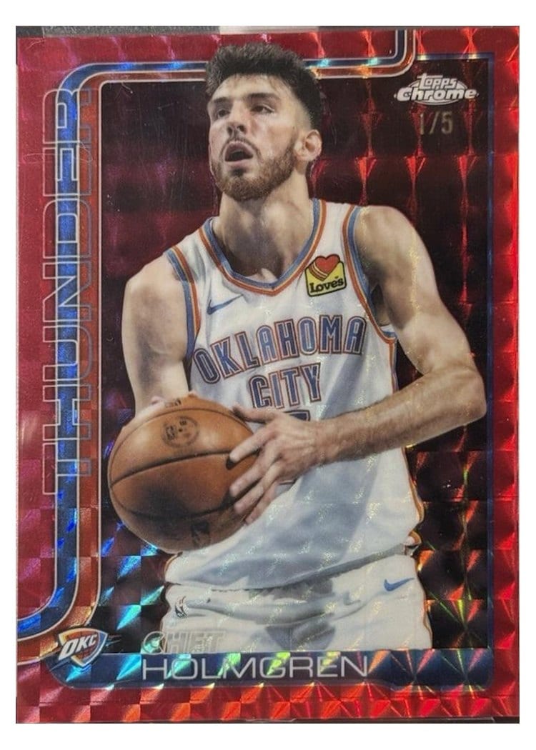 2025 Topps Chrome Chet Holmgren #134 card