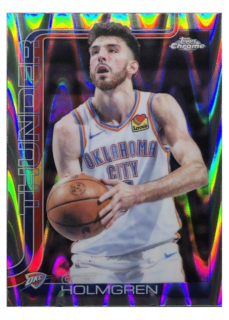 2025 Topps Chrome Chet Holmgren #134 card