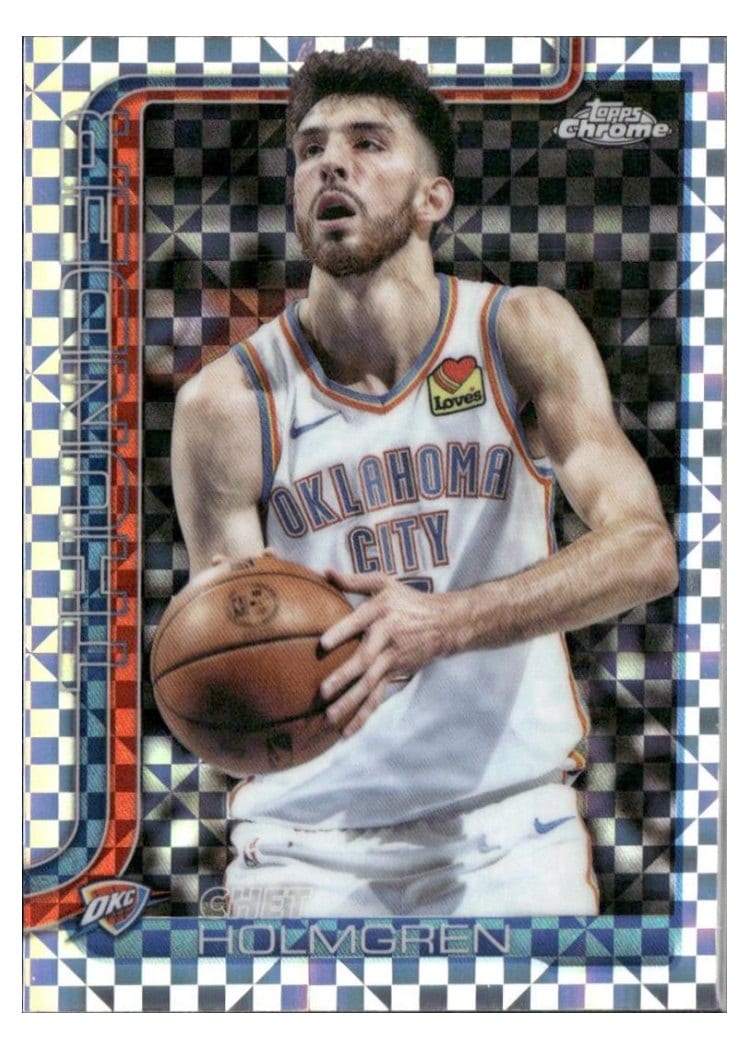 2025 Topps Chrome Chet Holmgren #134 card