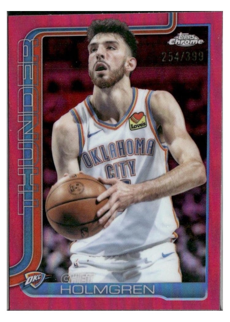 2025 Topps Chrome Chet Holmgren #134 card