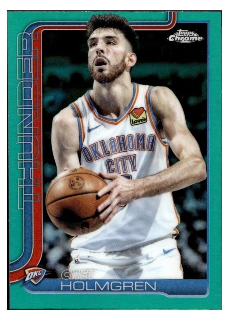 2025 Topps Chrome Chet Holmgren #134 card