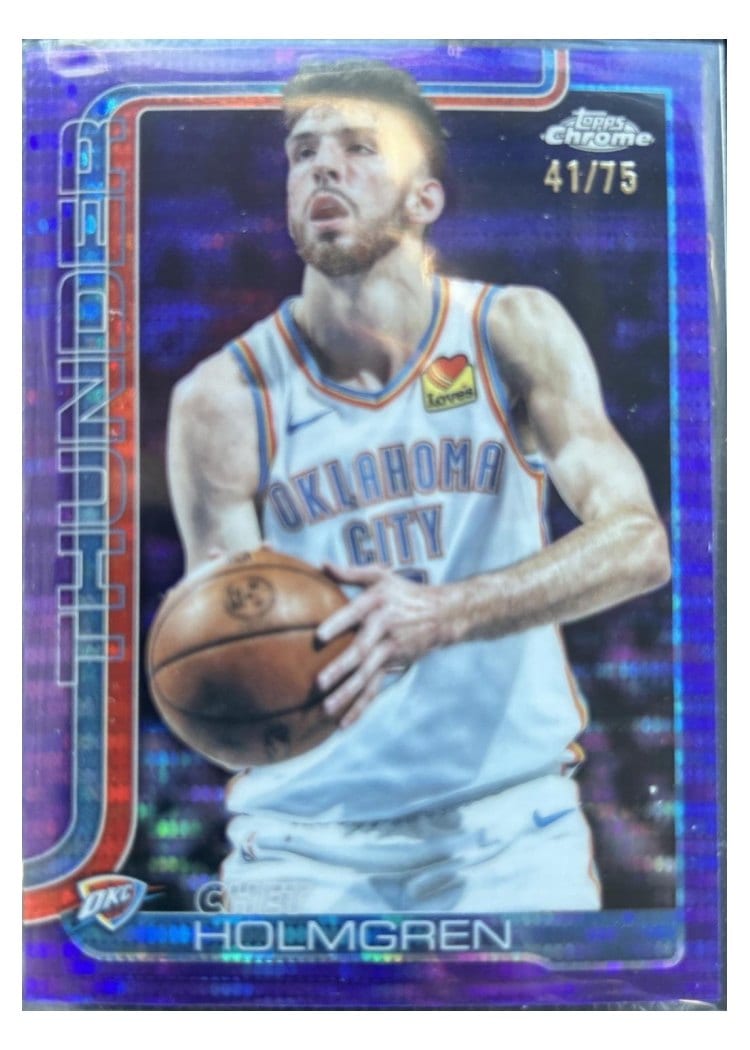 2025 Topps Chrome Chet Holmgren #134 card