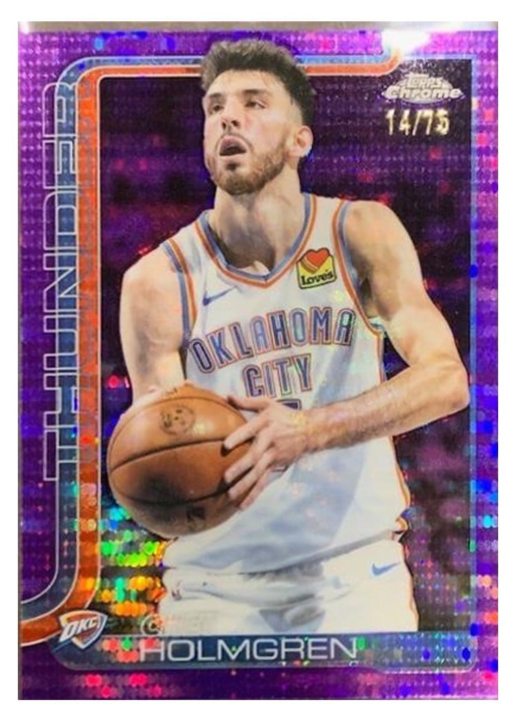 2025 Topps Chrome Chet Holmgren #134 card