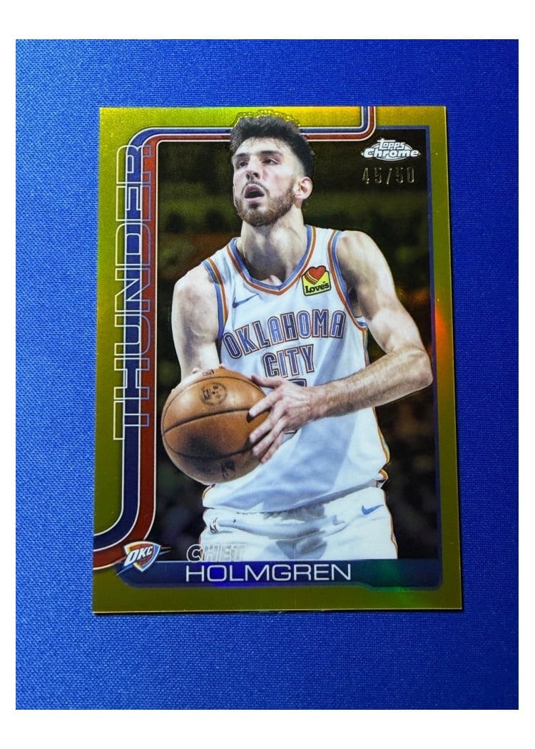 2025 Topps Chrome Chet Holmgren #134 card