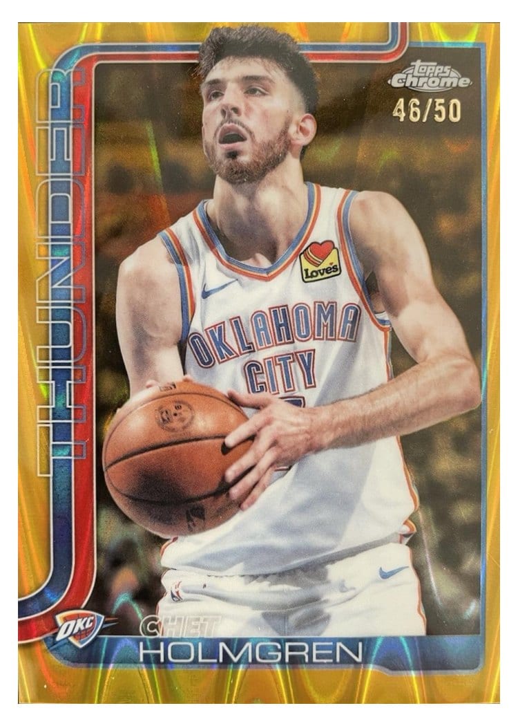 2025 Topps Chrome Chet Holmgren #134 card