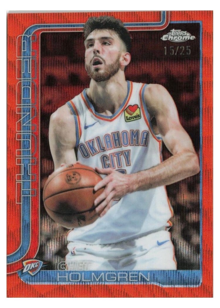2025 Topps Chrome Chet Holmgren #134 card