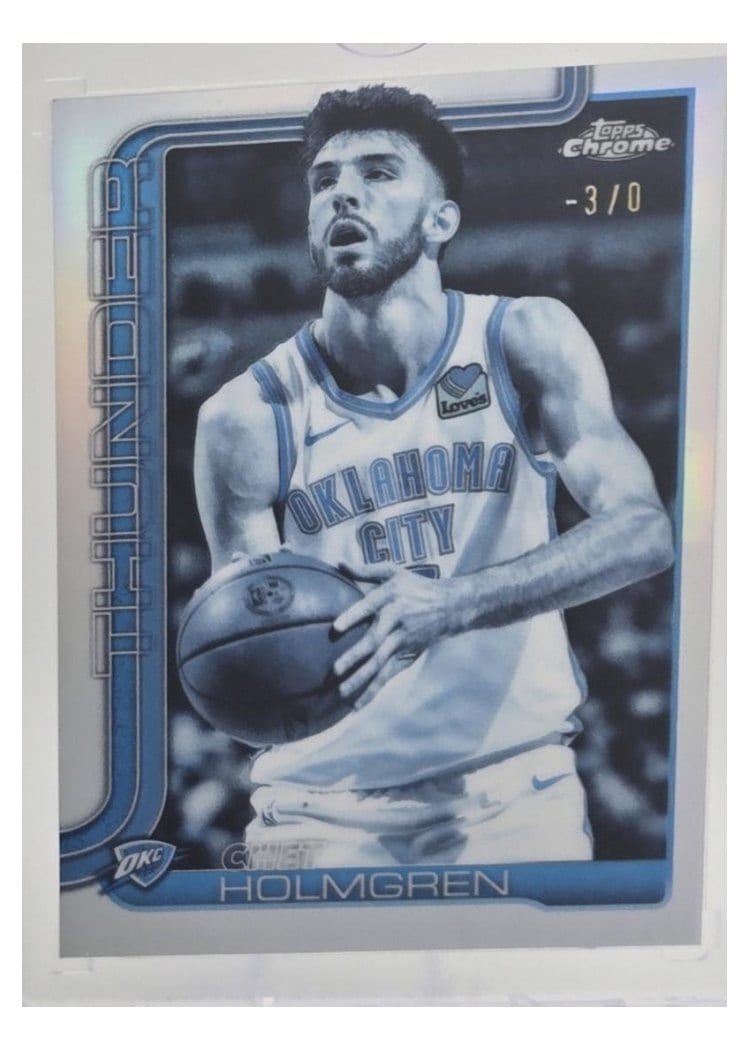 2025 Topps Chrome Chet Holmgren #134 card