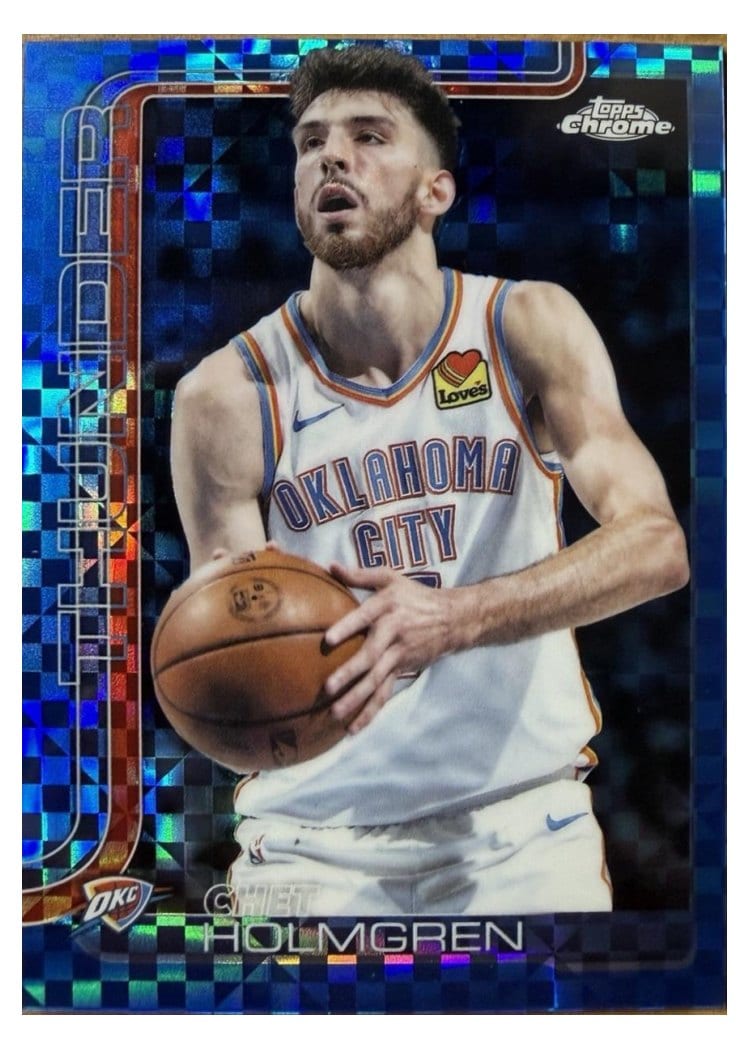 2025 Topps Chrome Chet Holmgren #134 card