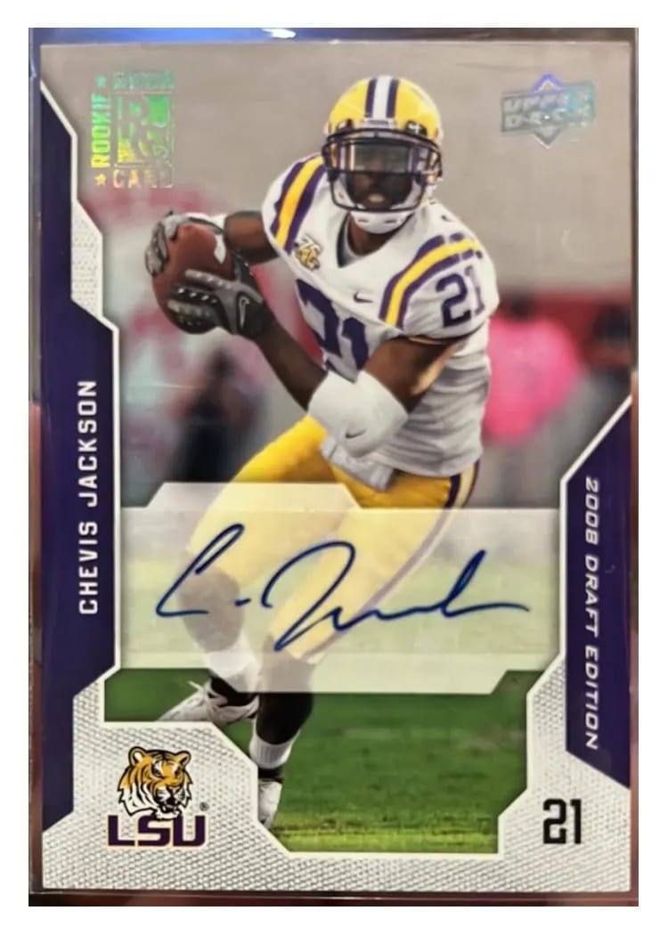2008 Upper Deck Draft Edition Chevis Jackson #13 card