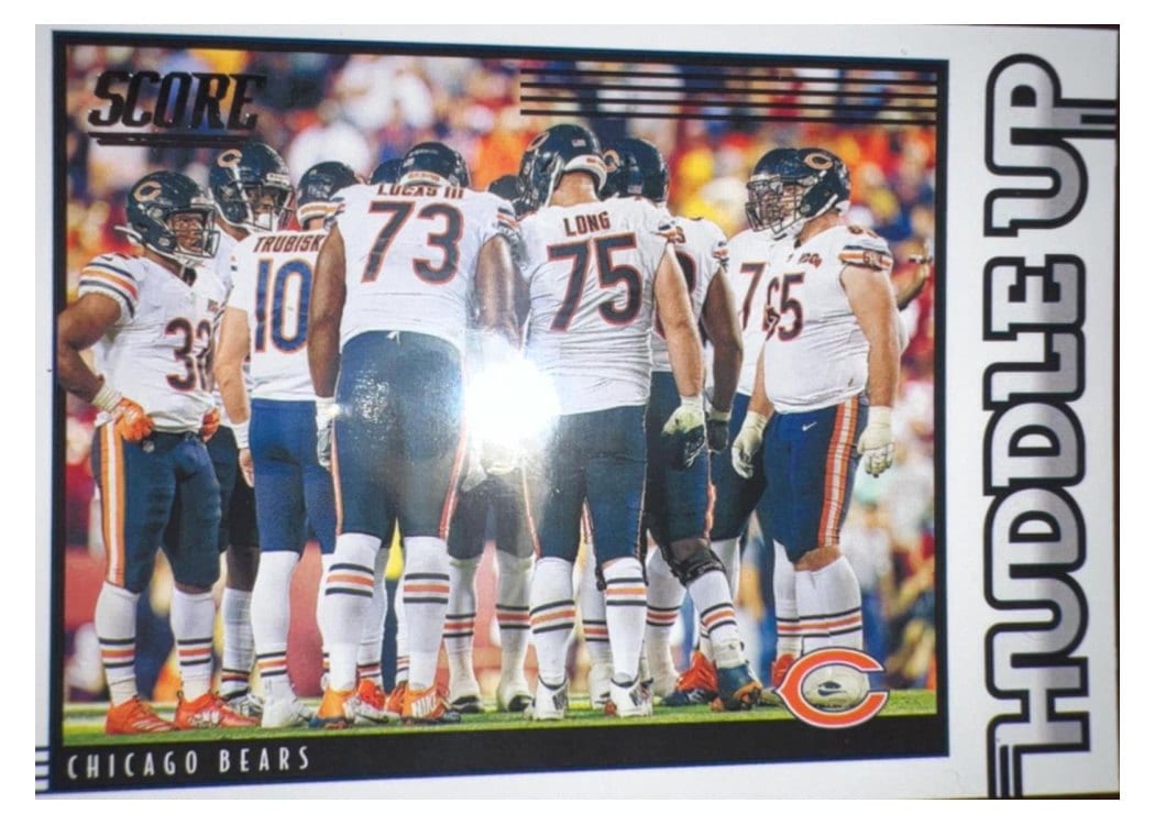2020 Score Huddle Up Chicago Bears #HDL-CHI card