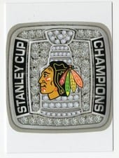 2024-25 Upper Deck Credentials Arena Giveaways - Championship Rings Chicago Blackhawks #CR-CB card