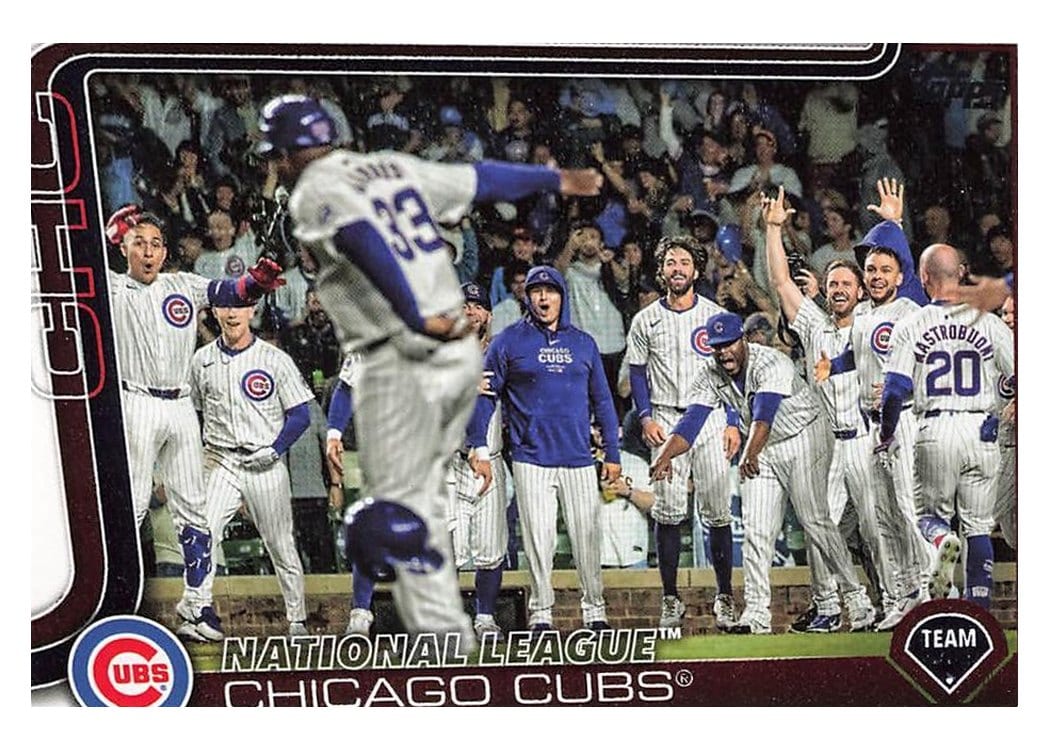 2025 Topps Base Set Chicago Cubs #60 card
