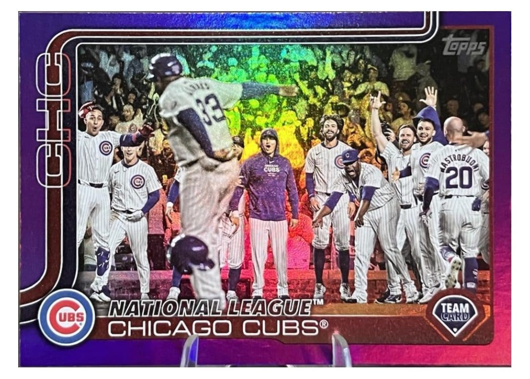 2025 Topps Base Set Chicago Cubs #60 card