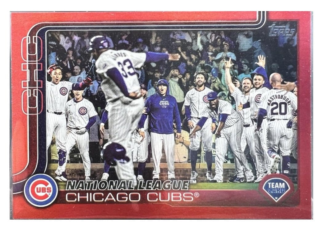 2025 Topps Base Set Chicago Cubs #60 card