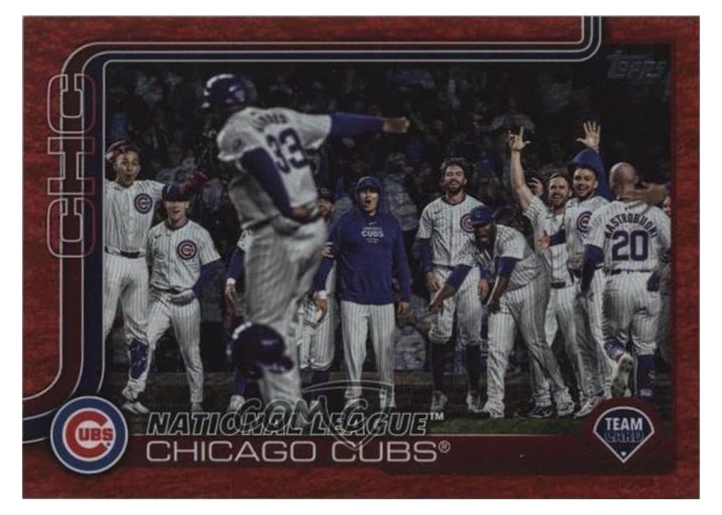 2025 Topps Base Set Chicago Cubs #60 card