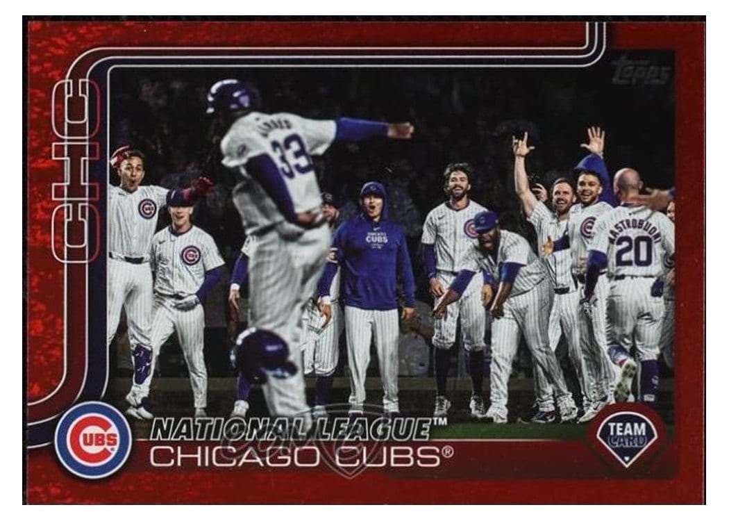 2025 Topps Base Set Chicago Cubs #60 card