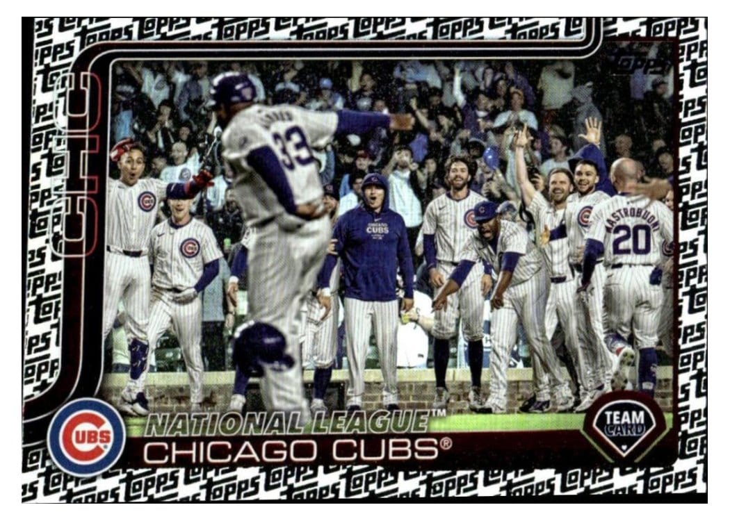 2025 Topps Base Set Chicago Cubs #60 card