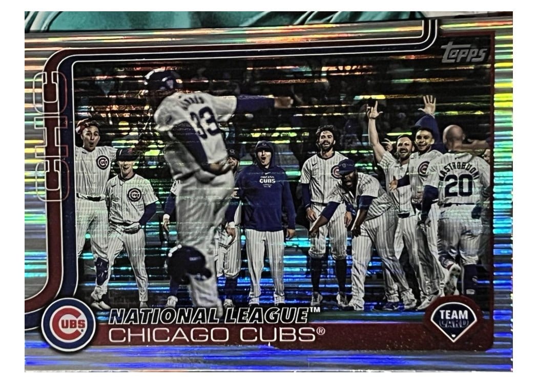 2025 Topps Base Set Chicago Cubs #60 card
