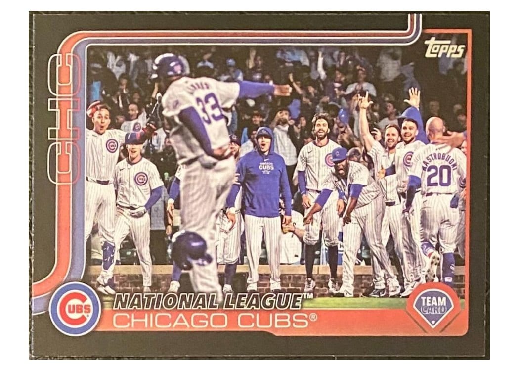 2025 Topps Base Set Chicago Cubs #60 card