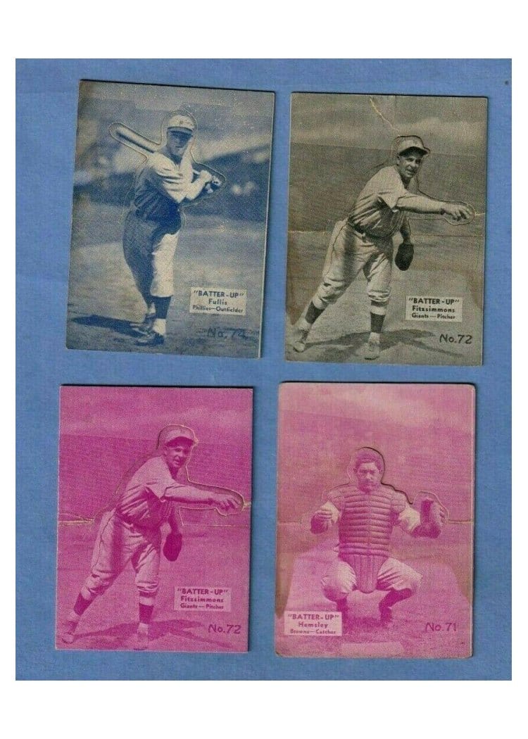 Chick Fullis 1934 Batter Up card