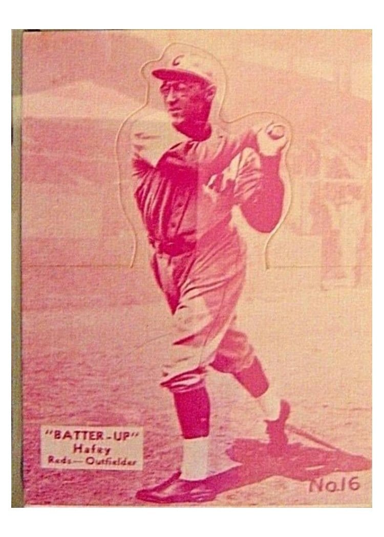 Chick Hafey 1934 Batter Up card